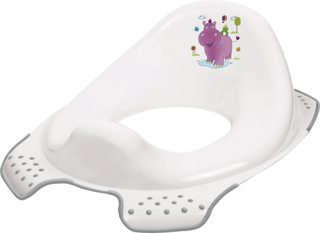 Bērnu WC sēdekļa adapteris Hippo, balts