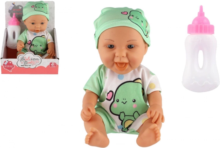 Doll Baby with Bottle 26 cm