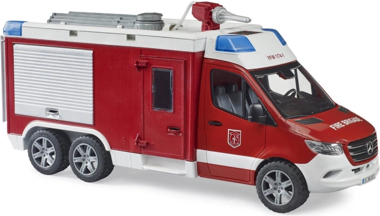 Mercedes-Benz Sprinter Fire Truck with Light and Sound by Bruder