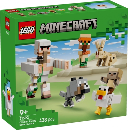 LEGO Minecraft Vistas jātnieka uzbrukums tuksnesī