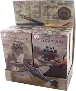 4D folding airplane – model kit for teens