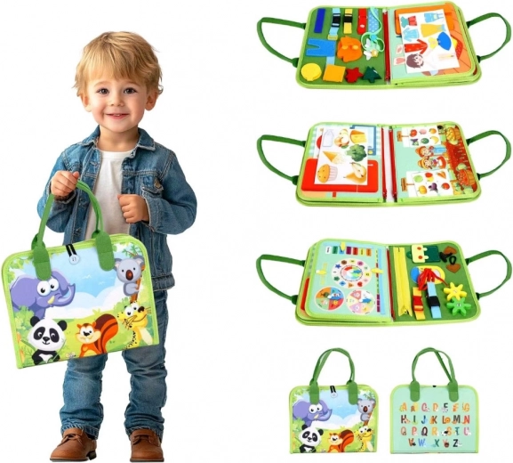Sensorā aizņemtības grāmata Safari 2Kids Toys