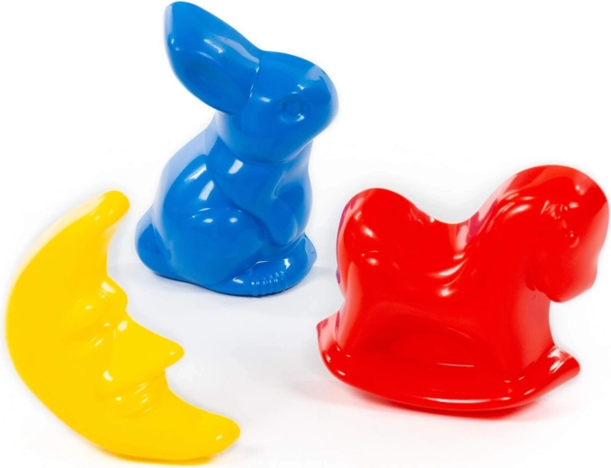 Sand molds – bunny, horse and moon