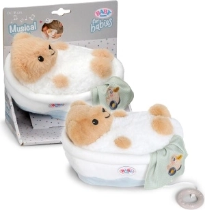 BABY born playing plush teddy for babies
