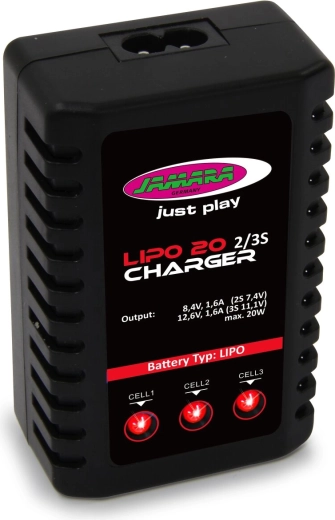 Jamara tīkla lādētājs LiPo 2S/3S