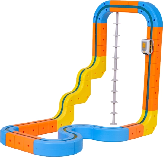 Magnetic track for ever-new builds
