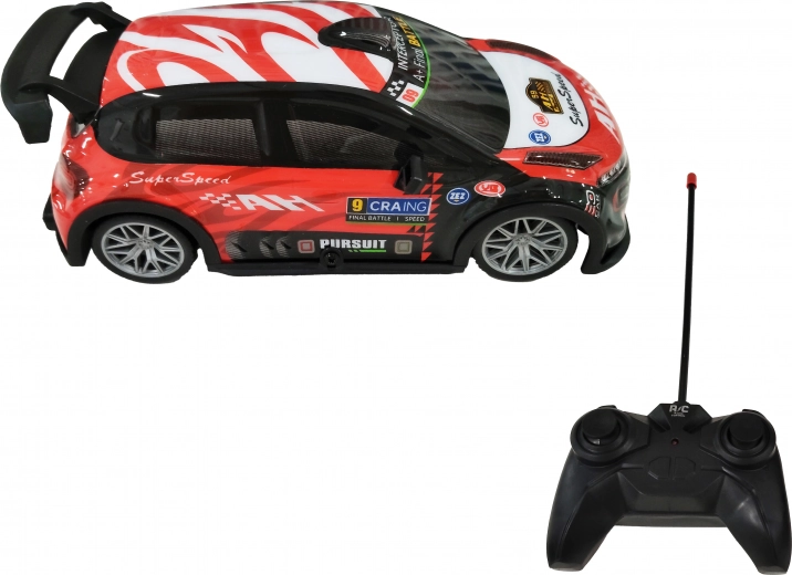 Spīdoša RC automašīna ar tālvadību 18,5 cm