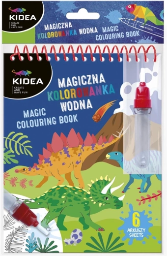 Gleznošana ar ūdeni Kidea dinozauri