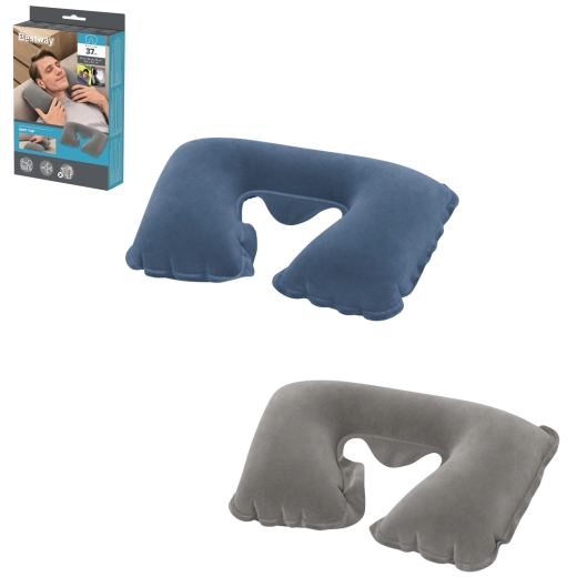Piepūšams ceļojumu kakla spilvens BESTWAY 37 × 24 × 10 cm