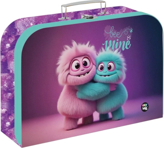 Kids' laminate suitcase Monster 34 cm