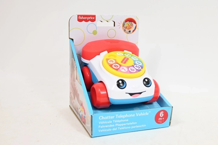 Fisher-Price velkamais telefons uz riteņiem mazuļiem