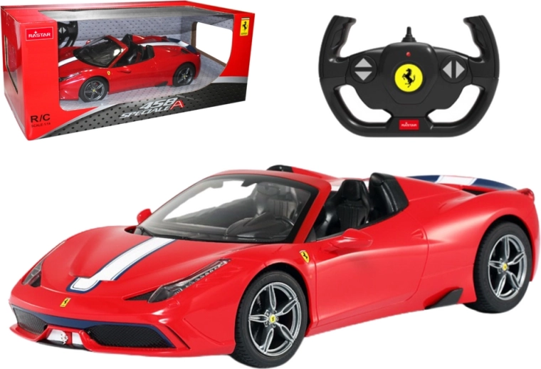 RC auto Rastar 1:14 Ferrari LaFerrari Aperta sarkans kabriolets