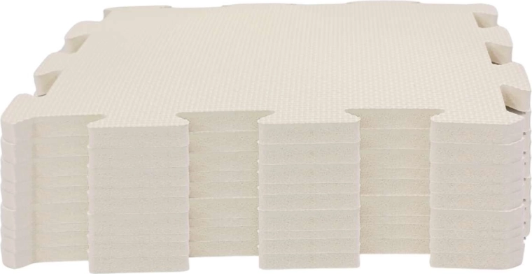 Nido.nido putu spēļu paklājiņš (puzle), 9 daļas, Ivory White
