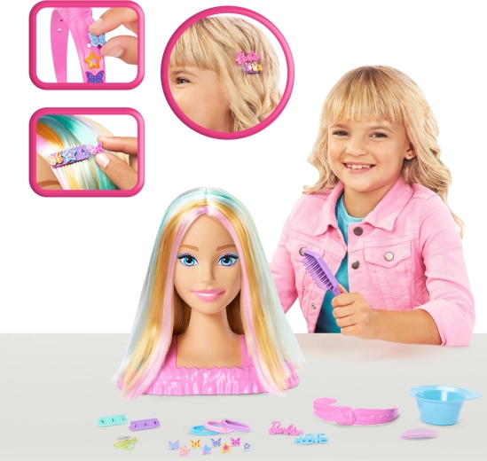 Radošas frizūras ar Barbie