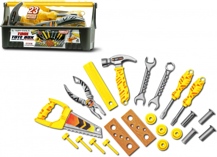 Tuff Tools bērnu instrumentu koferis ar instrumentiem (23 detaļas)