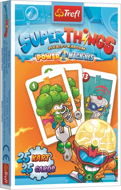 Melnais Pēteris SUPERTHINGS – bērnu kāršu spēle TREFL (25 kārtis)
