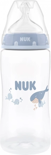 NUK First Choice Baby Bottle with Temperature Control 300 ml Whale