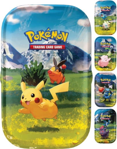 Pokémon TCG Ascended Heroes mini tin skārda kārbiņa ar 2 boosteriem – 1 gab.