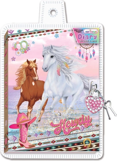 Secret diary with lock – horse