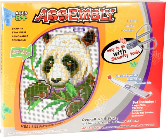 Pandas mozaīka bērniem