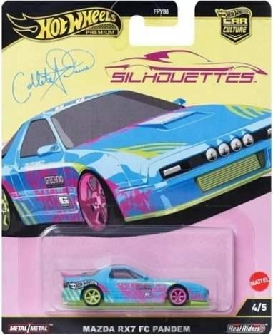 Hot Wheels premium modelis Mazda RX-7 FC Pandem mērogā 1:64