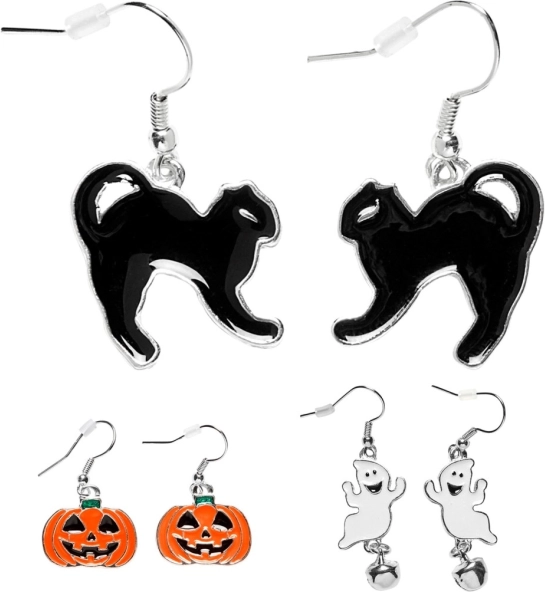 Bērnu Halloween auskaru komplekts