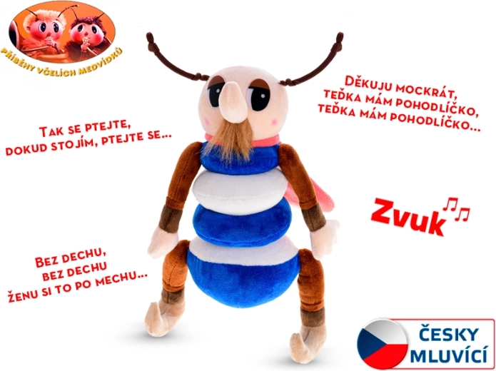 Plush Kvapník from The Adventures of the Honey Bears 32 cm with sound