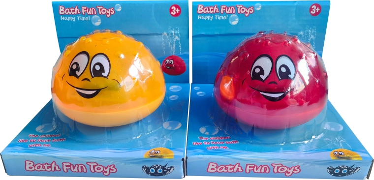 Spraying Moon Bath Toy with Light