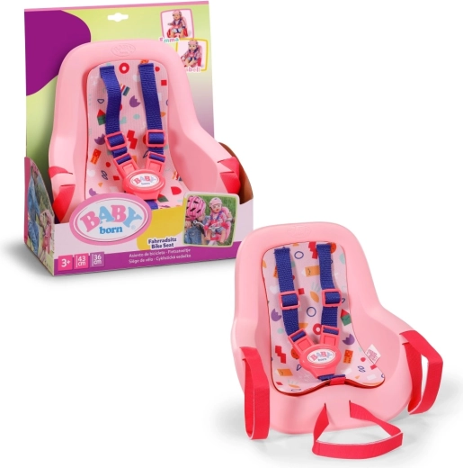 BABY born bicycle seat with patterns
