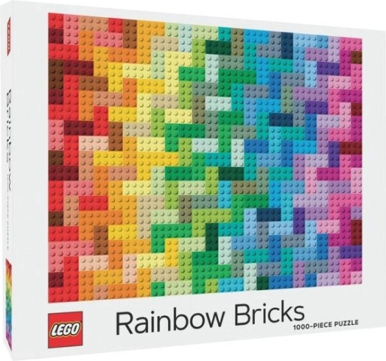 Chronicle Books puzle LEGO varavīksnes klucīši 1000 gabaliņi