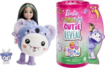 Barbie Cutie Reveal Chelsea trusītis un koala – pārģērbjama lelle ar pārsteigumiem