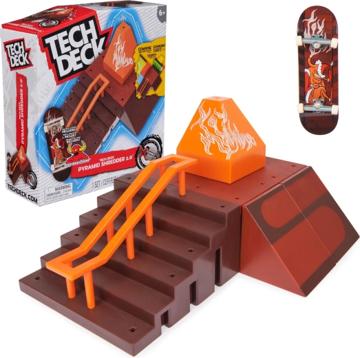 Tech Deck Pyramid Shredder 2.0 modulārs fingerborda skrituļparks ar skrituļdēli