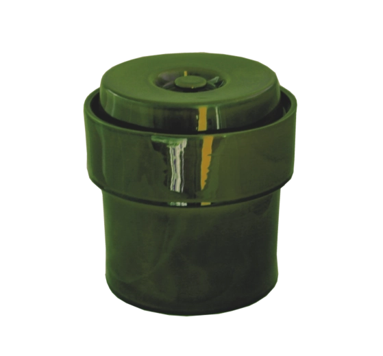 Keramisks hermētisks pods 5 l, zaļš