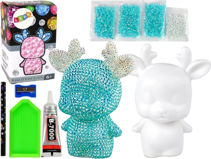 Radošais komplekts LEAN Toys DIY Crystal Deer