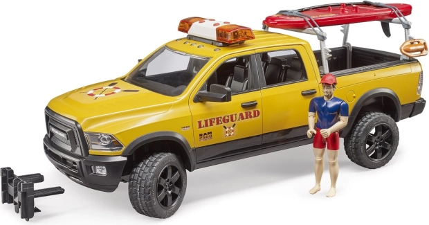Bruder Dodge RAM piekrastes patruļa ar glābēju un piederumiem