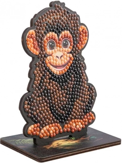 Diamond Painting Jungle: Chimpanzee