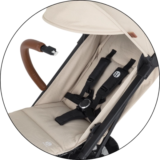 Safe fastening with a magnetic buckle