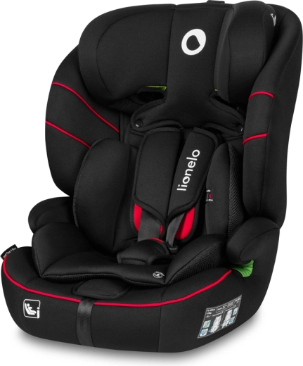 Automašīnas sēdeklītis LIONELO Levi i-Size 76–150 cm – Sporty Black