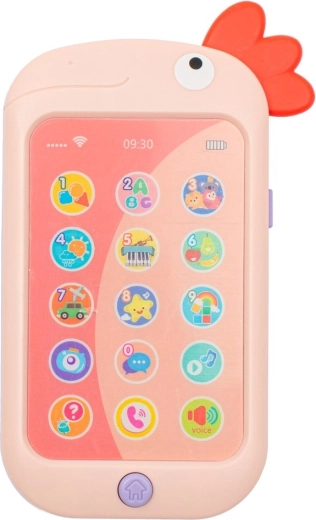 Izglītojoša rotaļlietu tālrunis Baby Mix, rozā