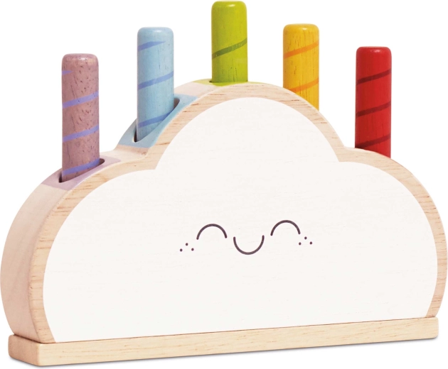 Wooden Rainbow Cloud – Educational Game for Children Le Toy Van