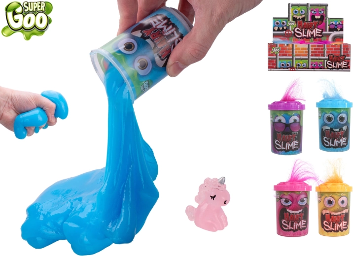 Super Goo gļotas – pūkains monstrs 8 cm, 100 g