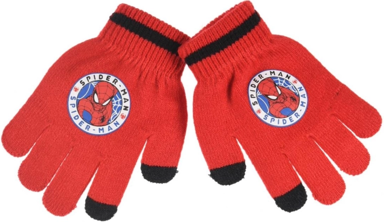 Ziemas bērnu skārienjutīgie cimdi Spiderman - 1 gab.