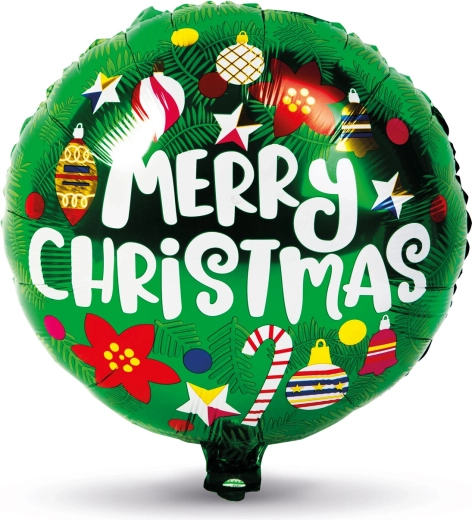 Ziemassvētku folijas balons lodes formā, 45 cm