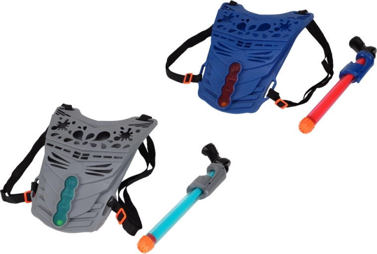 Ūdens pumpējamā pistole ar vesti 33 cm, komplekts āra izklaidei