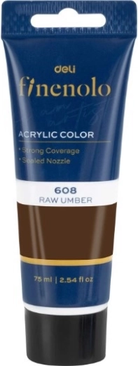 Akrila krāsa 75 ml brūna