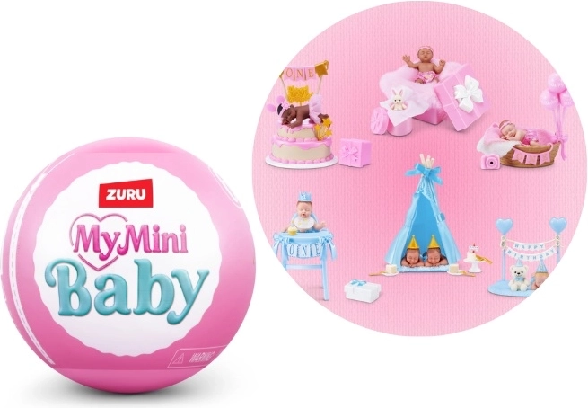 ZURU My Mini Baby dzimšanas dienas pārsteigums - 1 gabals