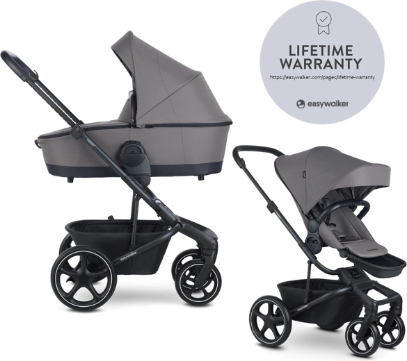 EASYWALKER Harvey⁵ 2-in-1 combination stroller LITE RWS – Pebble Grey