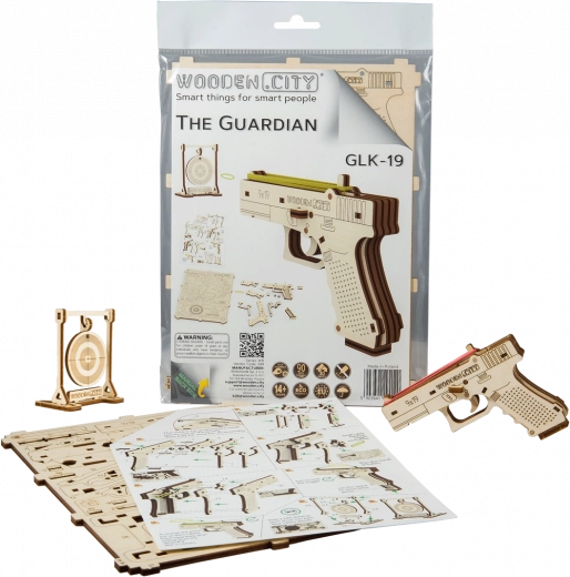 Koka 3D puzle pistole WOODEN CITY Guardian GLK-19