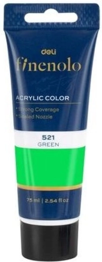 Akrila krāsa gaiši zaļa 75 ml