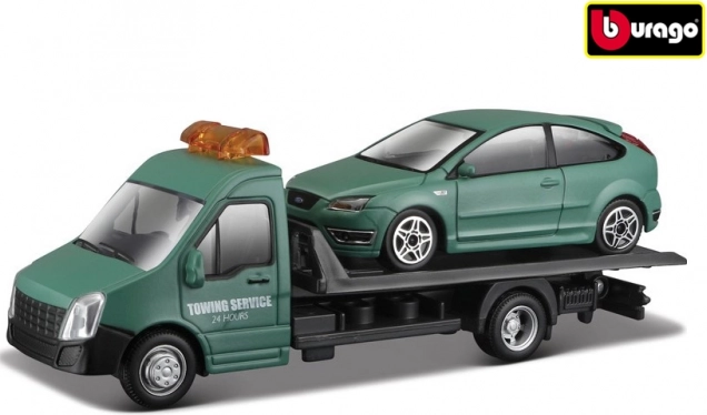 Bburago evakuatora modelis ar Ford Focus ST mērogā 1:43